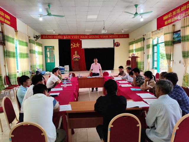 Tập huấn nghiệp vụ dành cho các Chủ tịch Hội nhận ủy thác và các Tổ trưởng tổ tiết kiệm và vay vốn trên địa bàn xã Pá Mỳ